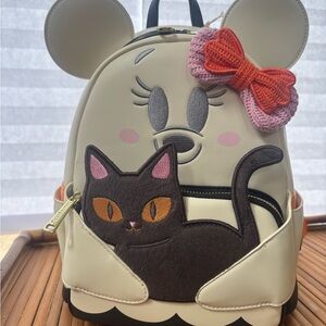 NWT Disney Loungefly Halloween Minnie Ghost Backpack